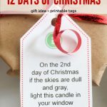 Easy 12 Days Of Christmas Idea + Printables | ☼ Family Ideas Galore   Free Printable 12 Days Of Christmas Gift Tags