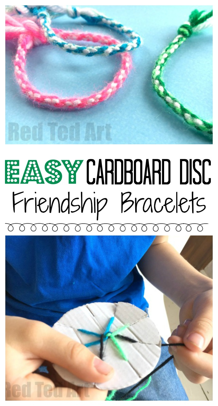 Easy Friendship Bracelets With Cardboard Loom - Red Ted Art&amp;#039;s Blog - Free Printable Friendship Bracelet Patterns