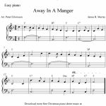 Easy Piano Arrangementpeter Edvinsson Of The Christmas Carol For   Christmas Music For Piano Free Printable