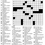 Easy Printable Crossword Puzzles | Crosswords Puzzles | Printable   Free Printable Easy Crossword Puzzles
