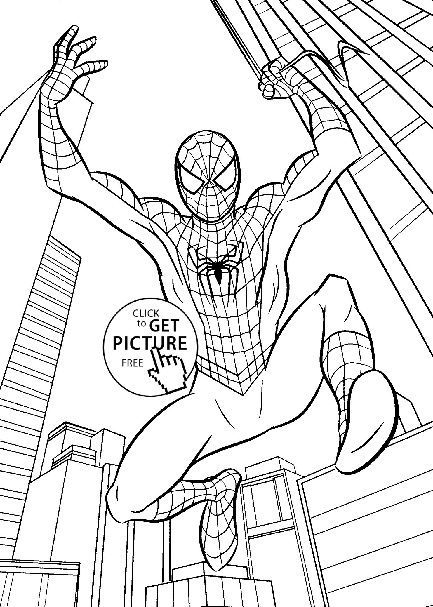 Easy Spiderman Pictures To Draw Free Printable Spiderman Coloring - Free Printable Spiderman Coloring Pages