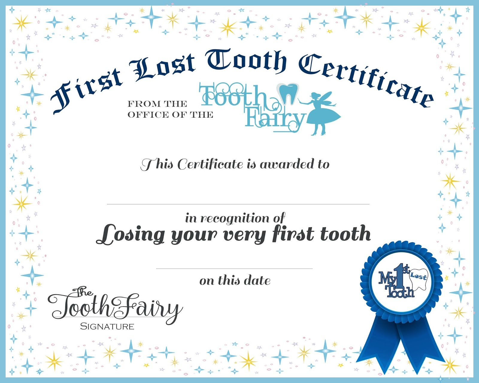 Easy Tooth Fairy Ideas Tips For Parents Free Printables For Tooth - Free Printable Tooth Fairy Certificate