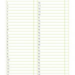 Editable Spelling List Template – Dlking   Free Printable Numbered List