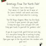 Elf On A Shelf Welcome Letter Printable   Free Printable Elf On The Shelf Letter