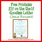 Elf On The Shelf Farewell Letter Printable | Elf On The Shelf   Elf On The Shelf Goodbye Letter Free Printable