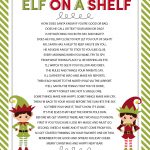 Elf On The Shelf Story   Free Printable Poem | Elf On Shelf Ideas   Free Printable Elf On The Shelf Story