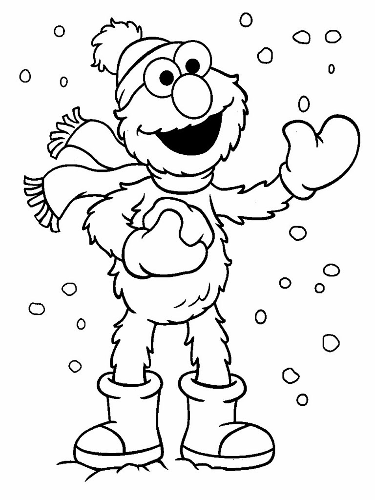 Elmo Coloring Pages 14 #37547 - Elmo Color Pages Free Printable