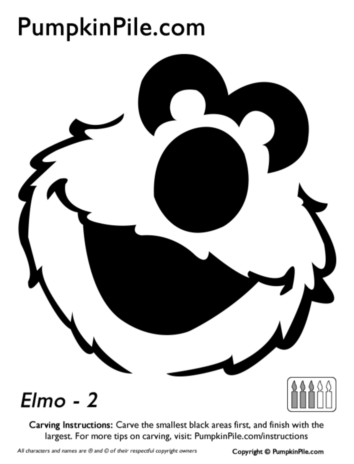 Elmo Pumpkin Carving Stencils Free Printable - 4.7.ybonlineacess.de • - Free Elmo Pumpkin Pattern Printable