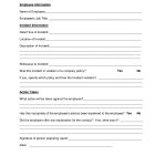 Employee Discipline Form | Employee Forms   Free Employee Self Evaluation Forms Printable