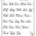 Enjoy Our Free Printable Worksheets. Great For Home School Parents   Free Printable Cursive Alphabet