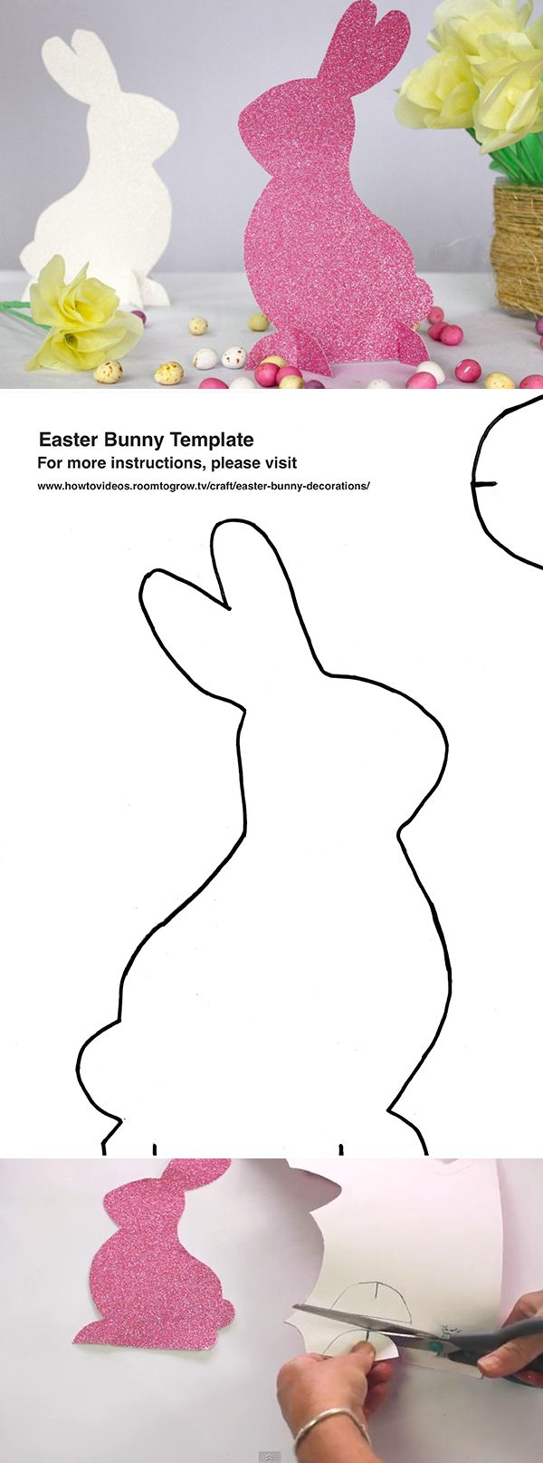 Épinglé Par Lydie Colomban Sur Easter | Pinterest | Easter, Easter - Free Printable Bunny Templates