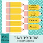 Étiquettes Crayon Free Printable Back To School | Print | Pinterest   Free Printable Crayon Pattern