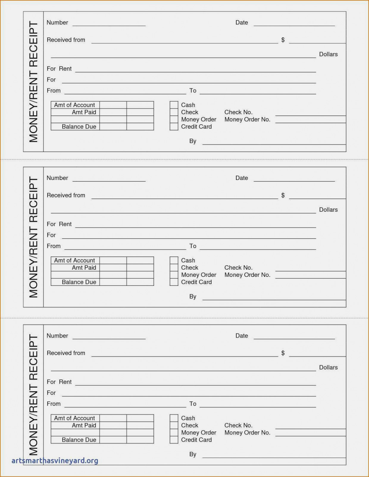 Example Of A Rent Receipt Template Helpful Free Printable Invoice - Free Printable Rent Receipt