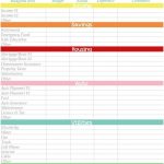 Excel Personal Budget Template Free Printable Monthly Budget Planner   Free Printable Monthly Bills Worksheet