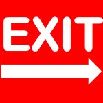 Exit Sign   Free Printable Exit Signs With Arrow