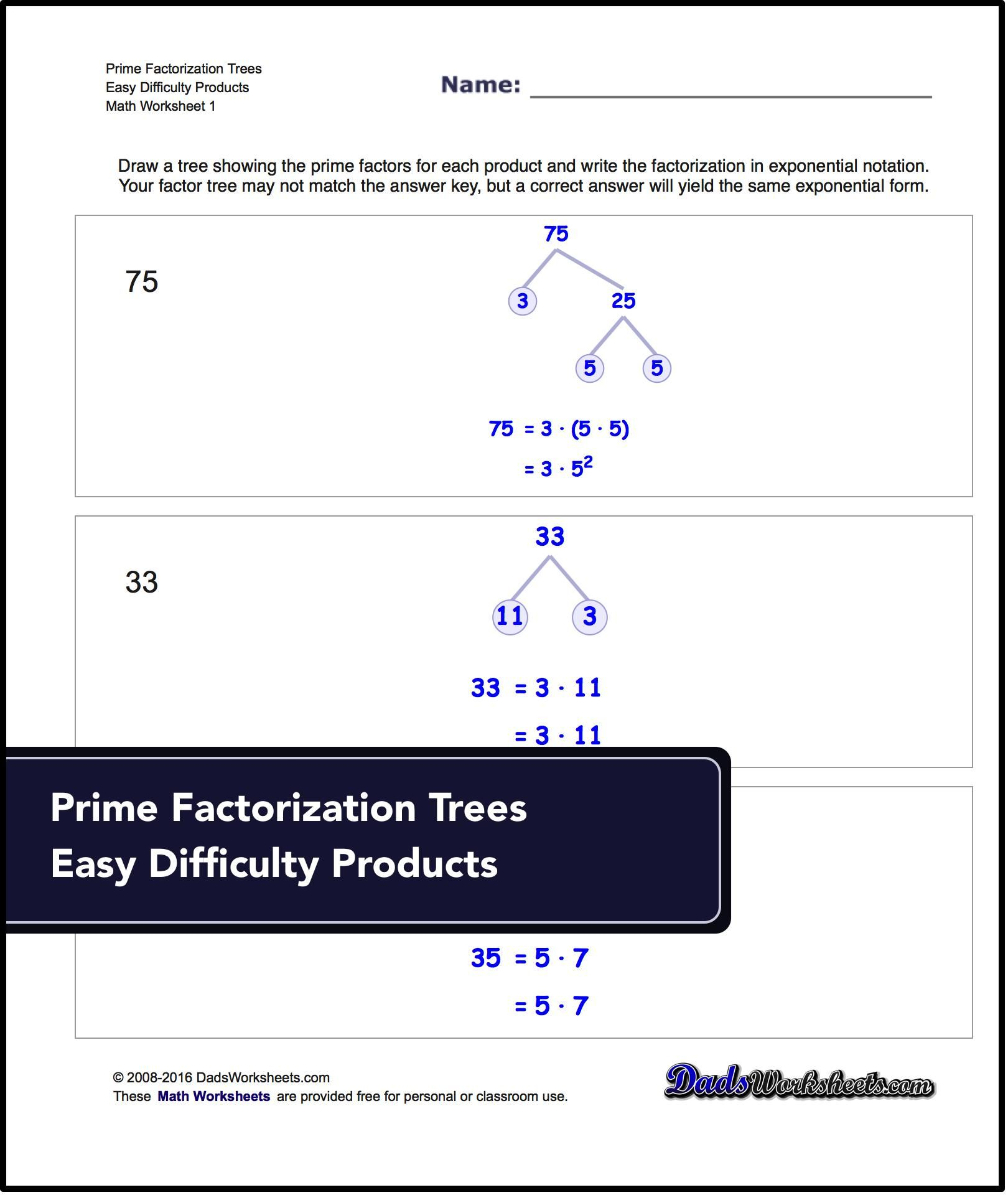 Factorization, Gcd, Lcm Printable Worksheets For Free! | Math - Free Printable Lcm Worksheets