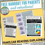 Familiar Reading – Why Your Kids Bring Home Books They Can Already   Free Printable Reading Recovery Books
