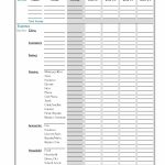 Family Budget Spreadsheet El Free Template Example Of Download   Free Printable Monthly Bills Worksheet