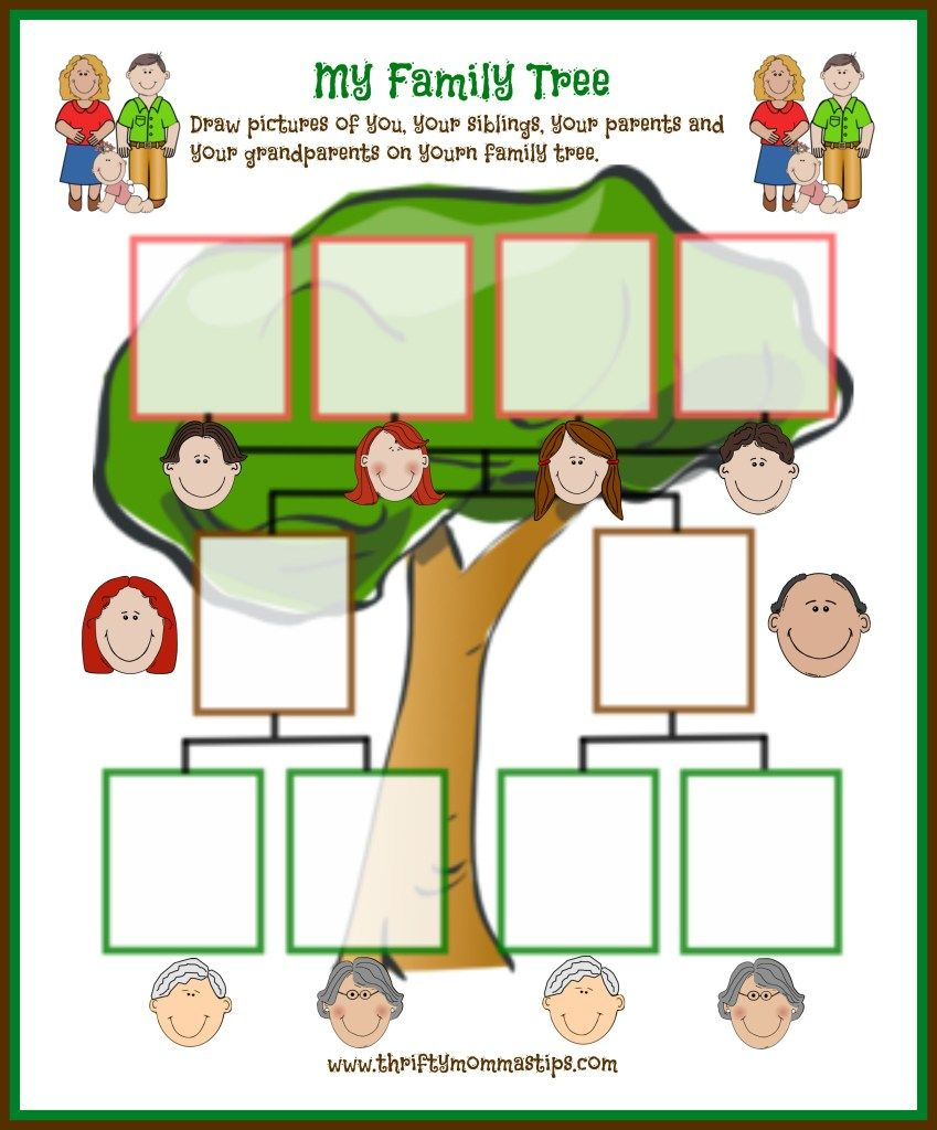 Family Tree Printable | Curriculum | Pinterest | Family Tree - My Family Tree Free Printable Worksheets