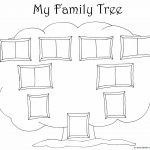 Family Tree Template For Kids: Printable Genealogy Charts   Free Printable Family Tree Template 4 Generations