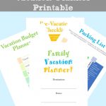 Family Vacation Planning Tips (Free Planner) | This Crazy Adventure   Free Printable Trip Planner