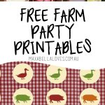 Farm Party Free Printables | Maxabella Loves   Free Printable Farm Birthday Invitations