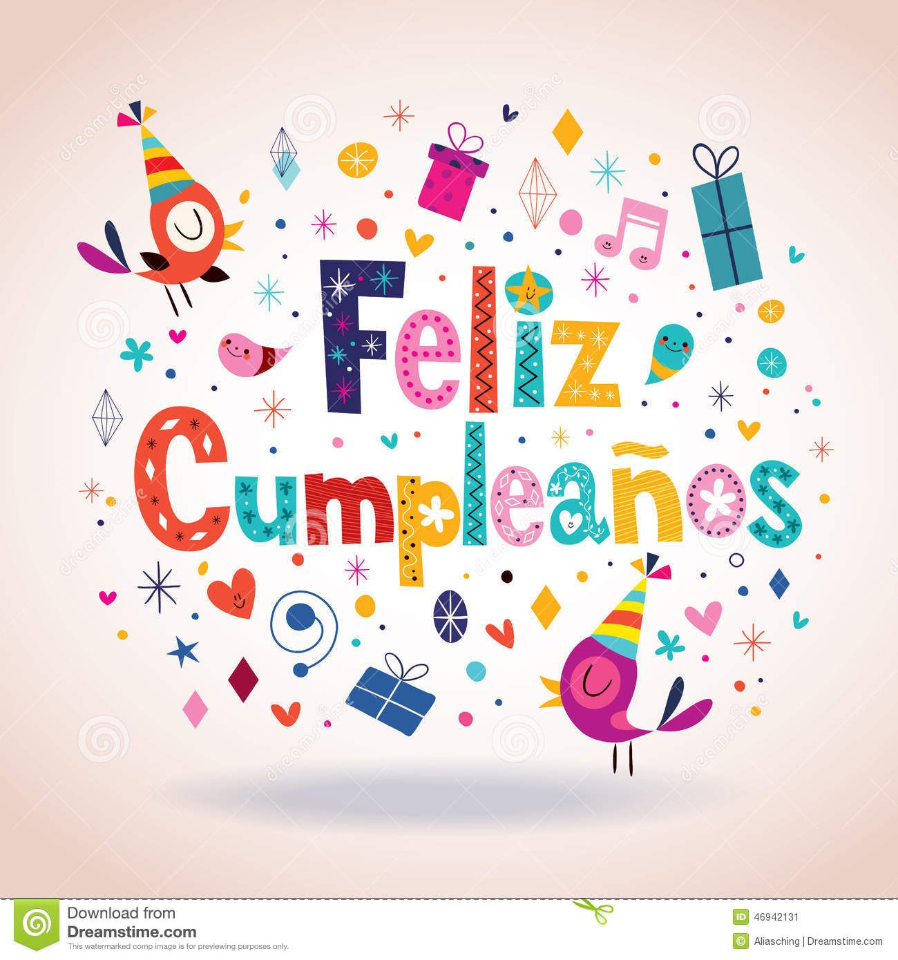 Feliz Cumpleanos - Happy Birthday In Spanish Card - Download From - Free Printable Happy Birthday Cards In Spanish