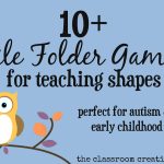 File Folder Games For Teaching Shapes   Free Printable Math File Folder Games For Preschoolers