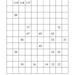 Fill In The Missing Number Chart Printable Hundreds Numbers Charts   Free Printable Blank 1 120 Chart