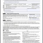 Fillable And Printable W 9 Form Form : Resume Examples   W9 Free Printable Form 2016