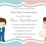 First Communion Party Invitations First Communion Party Invitations   Free Printable First Communion Invitation Templates