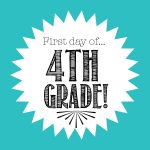 First Day Of 4Th Grade Free Back To School Printable   Freebies2Deals   First Day Of Fourth Grade Free Printable