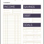 Fix Your Finances Asap With My (Free) Simple Monthly Budget Template   Free Printable Budget Template Monthly