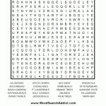 Florida Word Search Puzzle | Coloring & Challenges For Adults | Word   Make Your Own Search Word Puzzle Free Printable