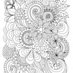 Flowers Abstract Coloring Pages Colouring Adult Detailed Advanced   Free Printable Flower Coloring Pages For Adults