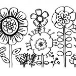Flowers Coloring Pages Free Printable #6503   Free Printable Flower Coloring Pages