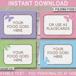 Food Cards For Buffet Template – Keni.candlecomfortzone – Label   Free Printable Buffet Food Labels