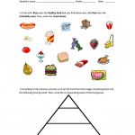 Food Pyramid   Healthy And Unhealthy Food. Worksheet   Free Esl   Free Printable Healthy Eating Worksheets
