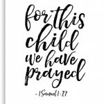 For This Child We Have Prayed, 1 Samuel 1:27 Bible,scripture,kids In   For This Child We Have Prayed Free Printable