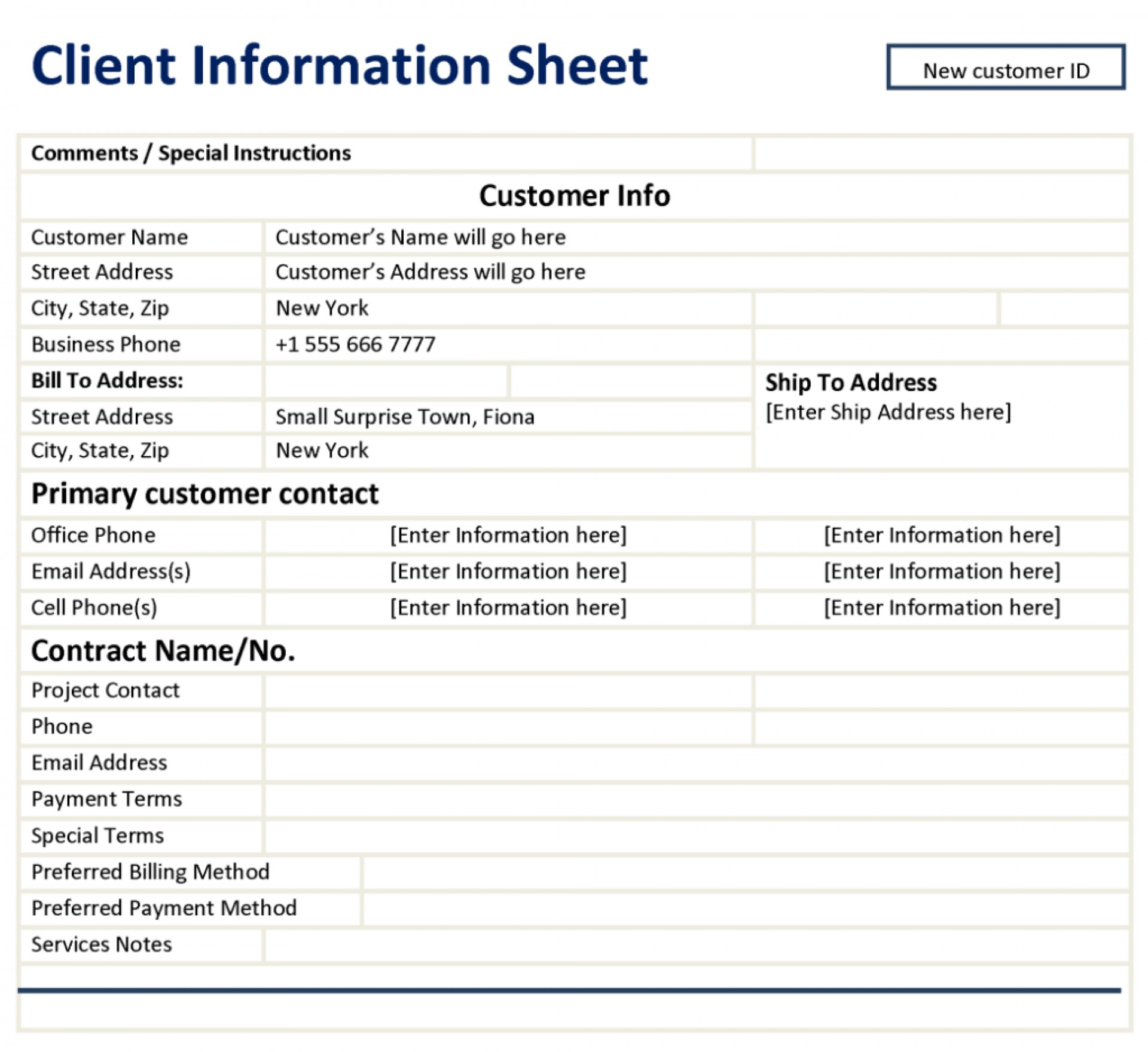 Formidable Patient Information Sheet Template ~ Ulyssesroom - Free Printable Customer Information Sheets