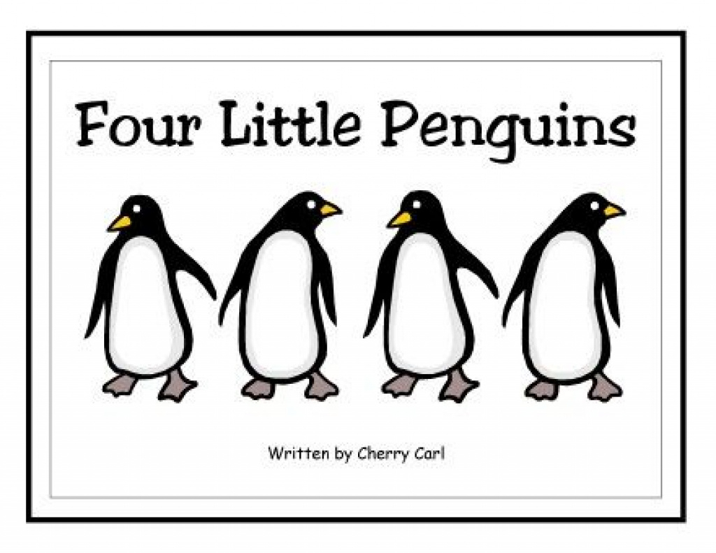 Four Little Penguins Free Printable Big Book | School - Penguins In ...