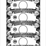 Free 1 Dollar Play Money Template | Templates At   Free Printable Play Money