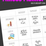 Free 1 Page Printable Fitness Planner | Health And Happy Hour   Free Printable Fitness Planner