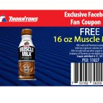 Free 16 Oz Muscle Milk At Thorntons   Free Milk Coupons Printable