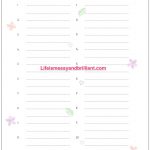 Free 20 Things I Would Tell My Younger Self Bullet Journal Printable   Free Printable Journal Templates