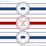 Free 2015 Graduation Printables | Catch My Party   Free Printable Water Bottle Labels Graduation