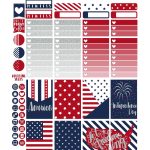 Free 4Th Of July Planner Stickersbeayoutifulplanning | Happy   Free Printable 4Th Of July Stationery
