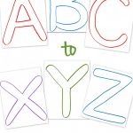 Free Abc Printable Letter Templates For Preschool Or Learning   Free Printable Alphabet Templates