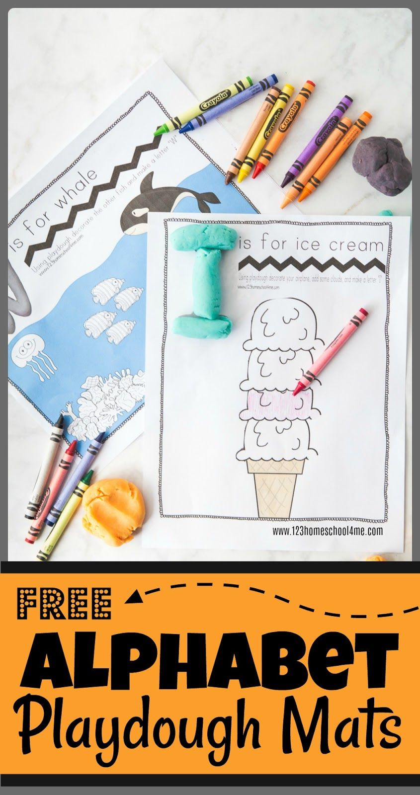 Free Alphabet Playdough Mats | Teach For The Future | Pinterest - Alphabet Playdough Mats Free Printable