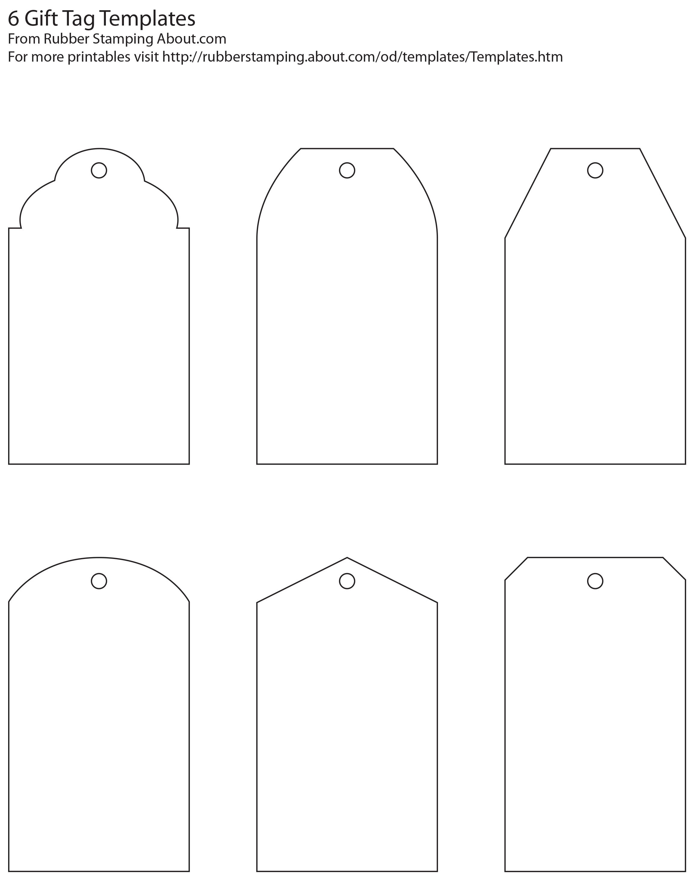Free And Whimsical Printable Gift Tag Templates | Great Idea - Free Printable Goodie Bag Tags